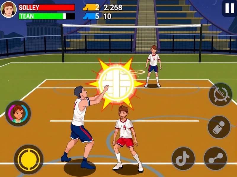 Volley Flash Titan Multiplayer Match